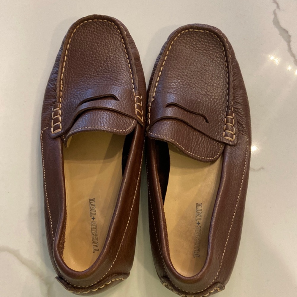 Nordstrom Tucker & Tate Boys Leather Loafer- size 37 (junior boys 5)